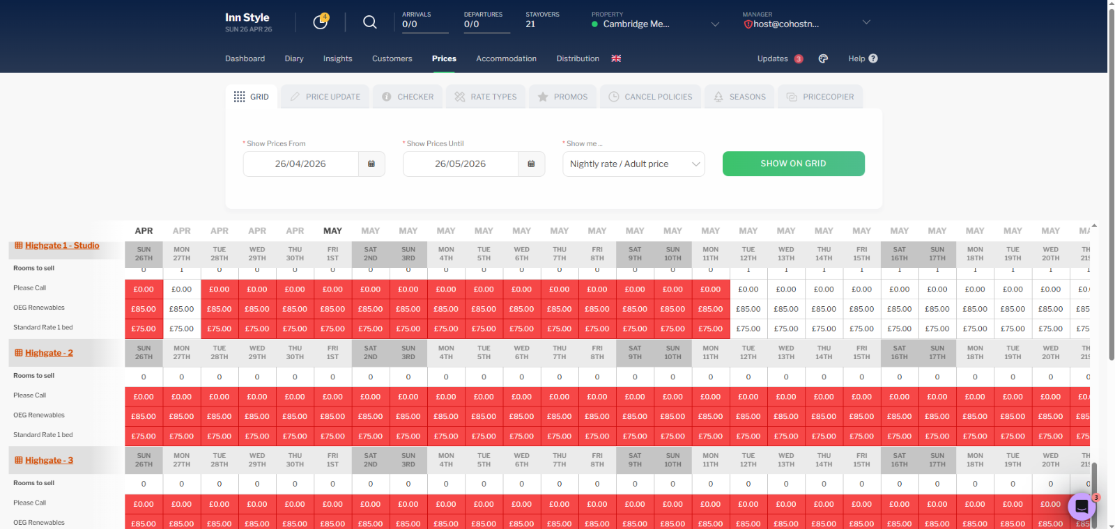 CohostNest Successfull Projects-Instyle Property Management Software 2